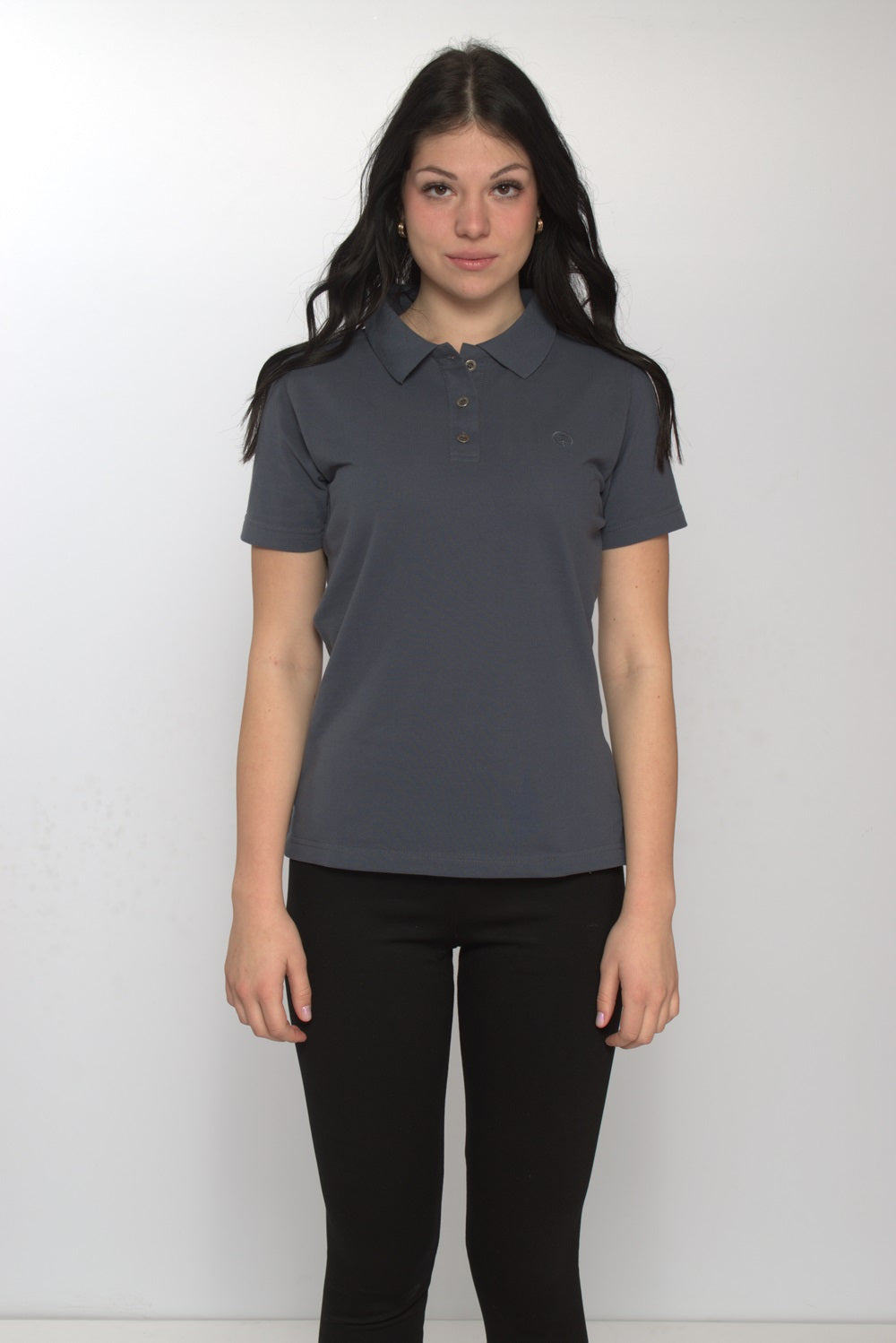 Ženska Polo Majica Basic – Siva – RUSH